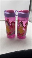 2 16.5 oz princess water bottles