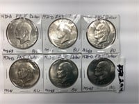 4- IKE DOLLARS (3) 1972 (1) 1974 (1) 1776 (1) 1978