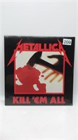 Sealed Metallica Record Album Kill 'em All