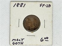 1881 Indian Head Penny