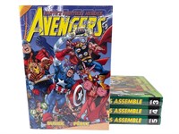 4 Hard Cover Marvel Avengers Assemble