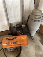 Space Heater, Vac Blower & CH power blaster