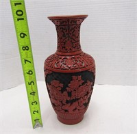 Old Chinese Cinnabar Vase