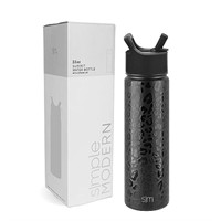 Simple Modern Water Bottle with Straw  Insulated