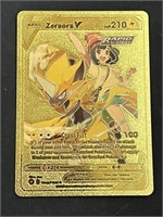 Zeraora V Gold Foil Pokémon Card