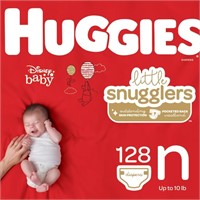 Huggies Disposable Baby Diapers,128ct, Size 1