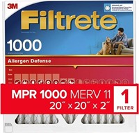 Filtrete 20x20x2in Furnace Filter-4PCS