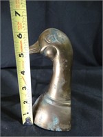 1 Brass Duck Bookend
