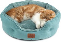 Bedsure Small Dog Bed, Round Pet Bed for Cats ands