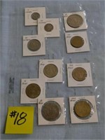 (10) Mexico Coins