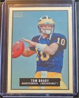 Topps Magic Tom Brady College Card Mint