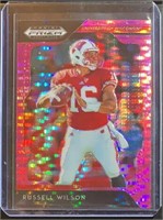 Russell Wilson Pink Pulsar Prizm College Card