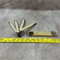 2 Vintage Measuring Sticks