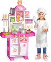 Play Kitchen Girls Toy  Kids Kitchen Play Set 3-5