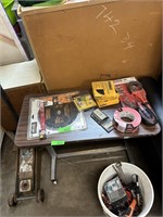 LARGE LOT OF MISC TOOLS & ACCESSORIES ON TABLE