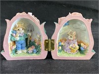 VTG Flower & Bunny Display