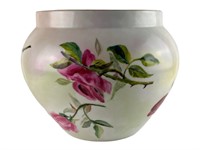 T&V Limoges France Hand Painted Jardiniere Planter