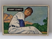 1951 Bowman #69 Johnny Schmitz Chicago Cubs