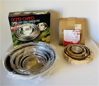 NIB Stainless Steel Nesting & Baking Bowls