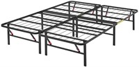 Foldable, 14" Metal Platform Bed Frame KING
