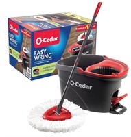 O-Cedar EasyWring Microfiber Spin Mop and Bucket