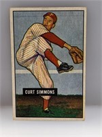 1951 Bowman #111 Curt Simmons HOF Phillies