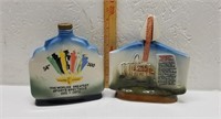 (2) Decanters- Jim Beam Indianapolis 500