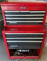 T - CRAFTSMAN WHEELED TOOL CHEST W/ CONTENTS