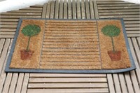 Outdoor Entrance Mat with Rubber Backing
