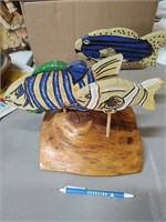 Wood Fish Decor