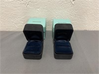 Lot of 2- Empty Tiffany & Co. Ring Boxes