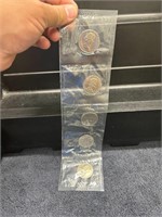 5 Sealed Canadian Dollar Coins