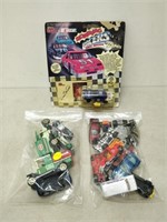 lot of toy cars- plastic and metal and nascar #9
