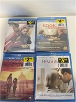 $25  4 ok BLU RAY MOVIES