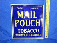 Metal Mail Pouch Tobacco Sign