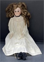 (BC) Porcelain Doll  Marked 1894 On Back Of Neck.