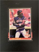 1985 Donruss Joe Carter Indians Baseball RC Rookie