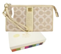 Coach Canvas Wristlet