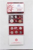 2000 US Mint Silver Poof Set