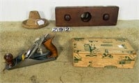 3 – Various primitive/tools: 2” wooden threading