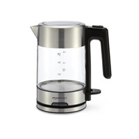 Basics Electric Glass and Steel Kettle - 1.0 Lite