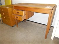 Vintage 2 Drawer Writing Desk w/ Drop Down