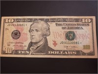 USA $10* Star 4D Cleveland FRN 2009 Fancy SN