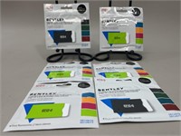 6 Bentley RFID-Blocking Card Sleeves (4 per pkg)