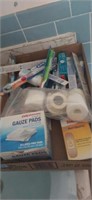 Dental hygiene/first aid supplies