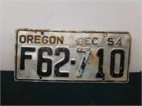 Vintage Oregon license plate