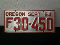 Vintage Oregon license plate