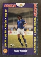 Soccer, PAOLO MALDINI: 10 x MATCH Pop Up Cards