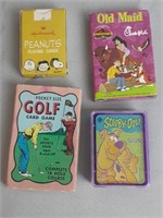 4 Vintage Card  Games