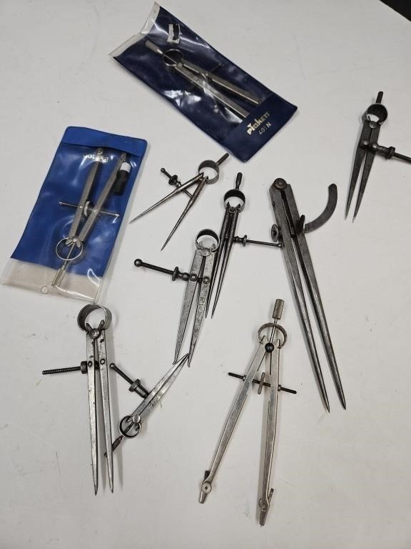 Lot of Machinist Divider Tools